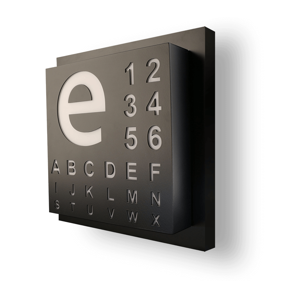 Tôle tablette + lettres