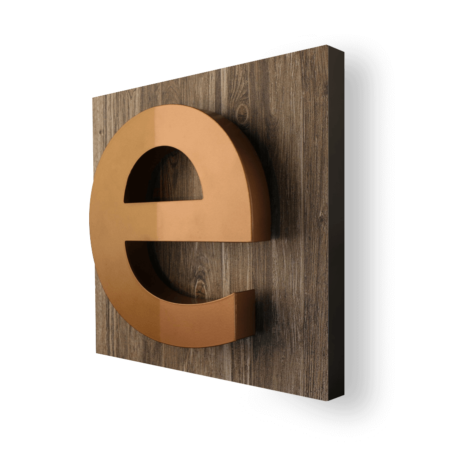 Lettres rétro-éclairées
