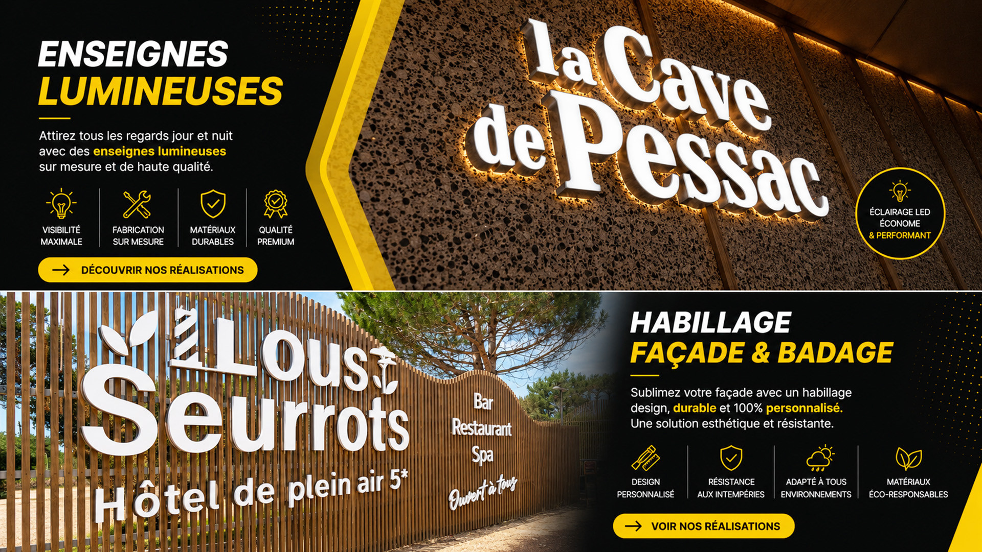 Sign by Graphics Enseigne Lumineuse Signalétique Impression